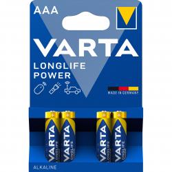 Varta Longlife Power Aaa 4 Pack (b) - Batteri