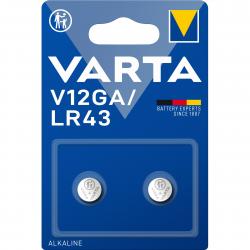Varta V12ga/lr43 Alkaline 2 Pack - Batteri